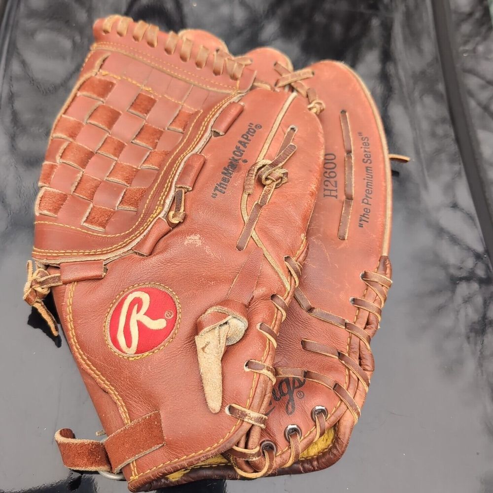 Rawlings Baseball Glove Premium Series H2600 13" Leather Right Thrower Horweenโ
